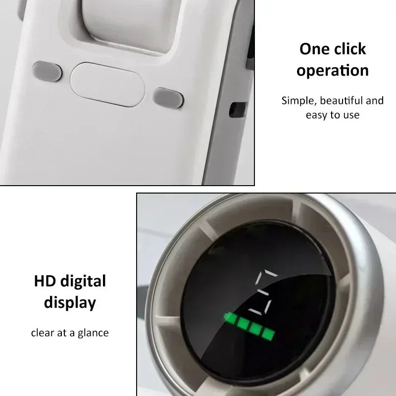 Hanging Neck Outdoor 180 Degree Folding Desktop Mini Fan Hand-Held Folding High-Speed Powerful Turbo Fan