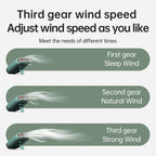 New Mini Portable Fan Portable Rechargeable Bladeless Turbo Ultea Quiet Student Hand Held Fan Outdoor Spotes Travel